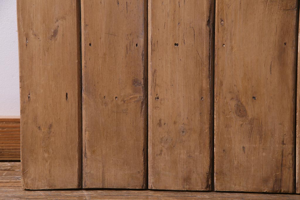 フランスアンティーク　素朴な雰囲気が魅力的なコテージドア(木製ドア、ディスプレイ、扉)(1)