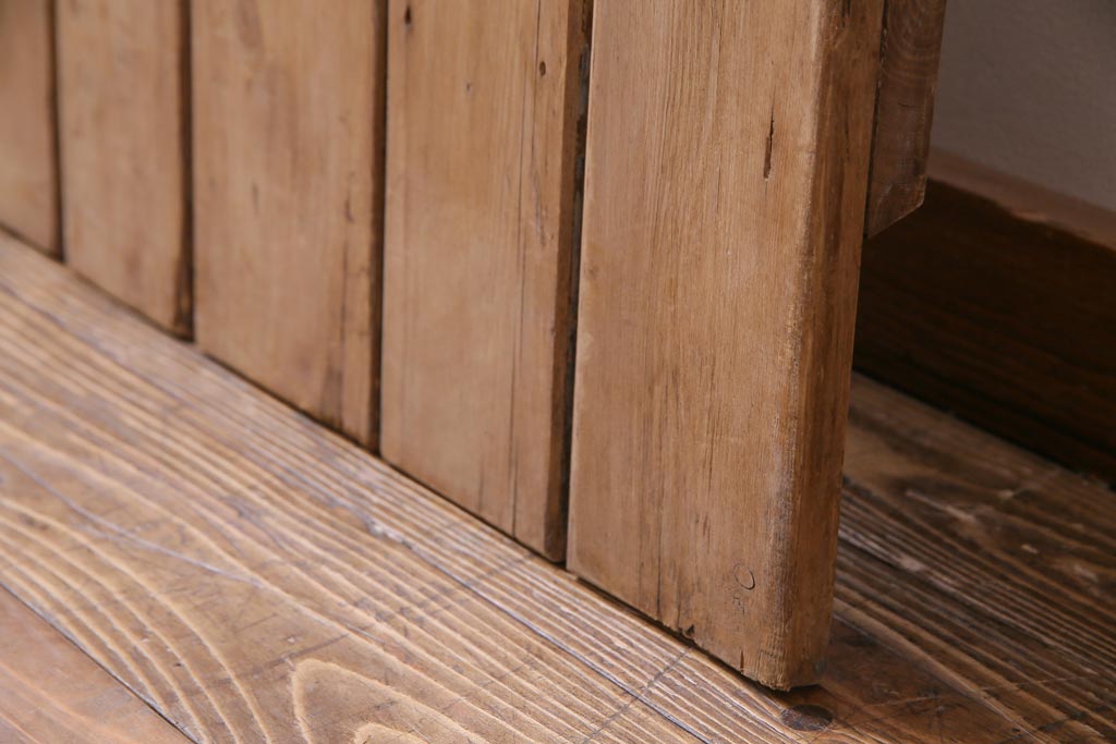 フランスアンティーク　素朴な雰囲気が魅力的なコテージドア(木製ドア、ディスプレイ、扉)(1)