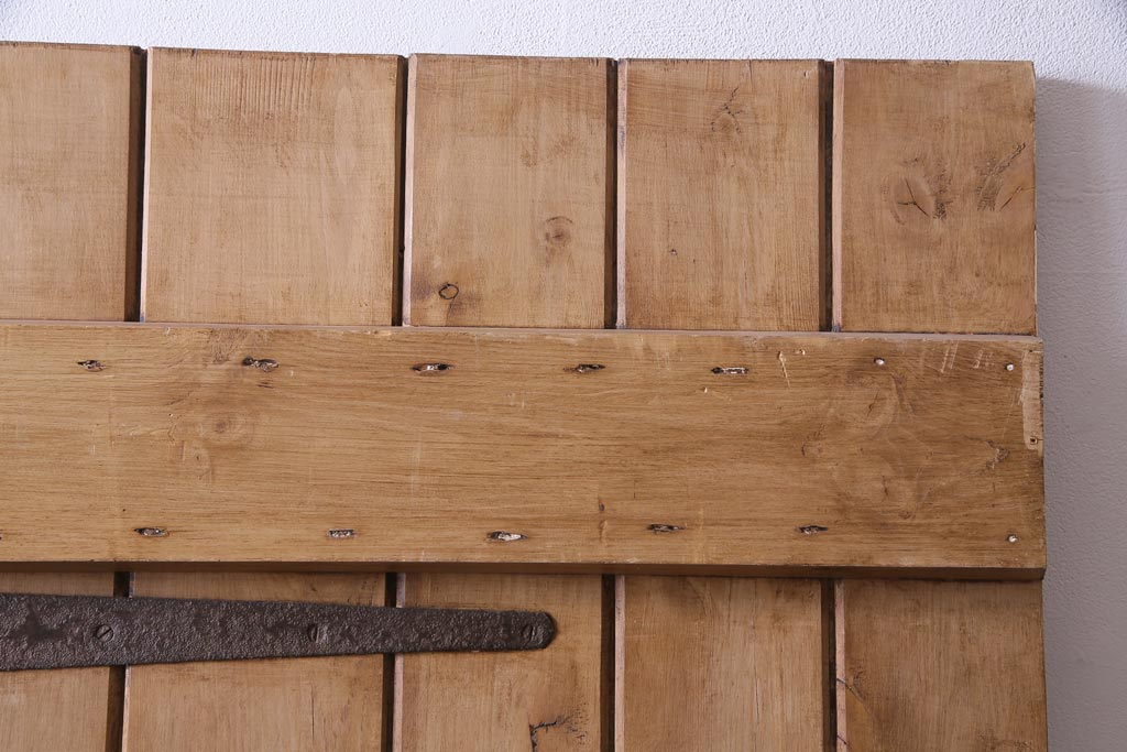 フランスアンティーク　素朴な雰囲気が魅力的なコテージドア(木製ドア、ディスプレイ、扉)(1)