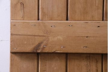 フランスアンティーク　素朴な雰囲気が魅力的なコテージドア(木製ドア、ディスプレイ、扉)(1)