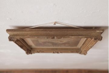 アンティーク雑貨　イギリスアンティーク　George Morland(ジョージ・モーランド)　エールハウス　絵画プリント(アートフレーム)
