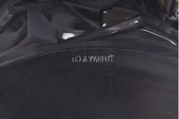 中古　Tiffany&Co.(ティファニー)　品のある演出におすすめなクリスタルプレート(ガラス皿、洋食器)