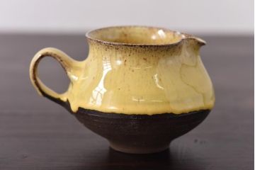 ビンテージ　デンマーク製　Ditlev Keramik ぽってりとしたフォルムが心和むシュガーポット&クリーマーセット(ティーセット)