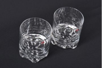 フィンランド製　未使用　iittala(イッタラ)　箱付き　Tapio Wirkkala(タピオ・ヴィルカラ)　GAISSA(ガイサ)　オールド　ペアグラス