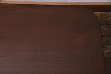 アンティーク家具　和製アンティーク　楠の木　なめらかな木肌が品のあるちゃぶ台(ローテーブル、折り畳みテーブル、花台)