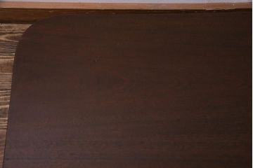 アンティーク家具　和製アンティーク　楠の木　なめらかな木肌が品のあるちゃぶ台(ローテーブル、折り畳みテーブル、花台)