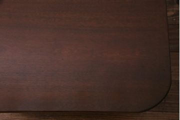 アンティーク家具　和製アンティーク　楠の木　なめらかな木肌が品のあるちゃぶ台(ローテーブル、折り畳みテーブル、花台)