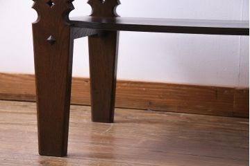 ビンテージ　神戸洋家具　永田良介商店　シックなデザインが高級感漂うセンターテーブル(サイドテーブル)