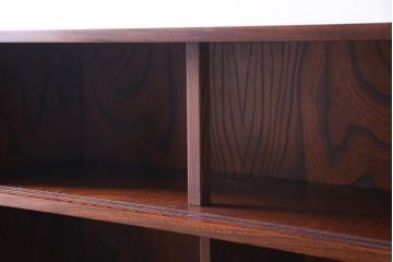 中古　伝統民芸　岩谷堂箪笥　特注品　すっきりと洗練された佇まいの茶棚(食器棚、茶箪笥)(定価約70万円)