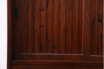 中古　伝統民芸　岩谷堂箪笥　特注品　すっきりと洗練された佇まいの茶棚(食器棚、茶箪笥)(定価約70万円)