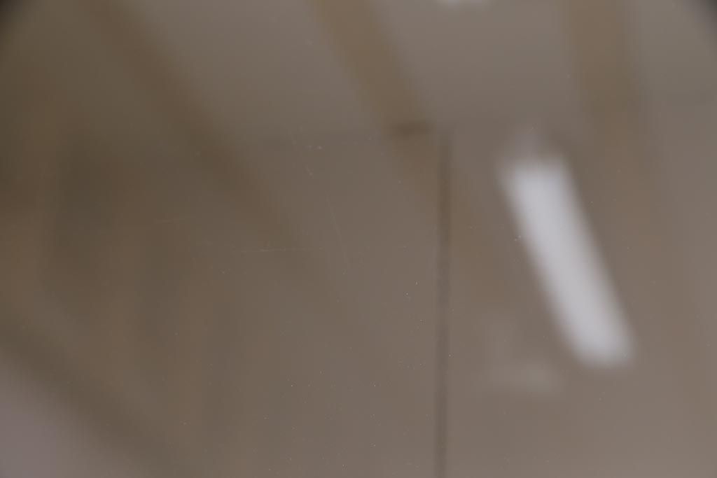 ペイント家具　シンプルで使い勝手の良い大正昭和期の2段重ね収納棚(飾り棚、本箱)