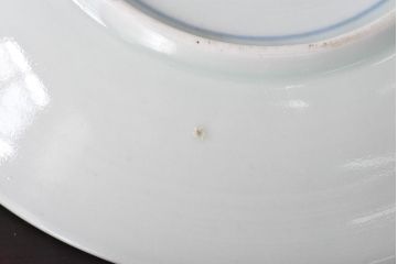 古民具・骨董　江戸期　大明年製　山水文　5寸皿2枚セット(中皿、和食器)