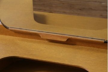 ヴィンテージ家具　北欧ビンテージ　G-PLAN(ジープラン)　Brandon(ブランドン)　オーク材　個性的な引手のドレッサー(化粧台、チェスト、鏡台、引き出し)(R-034763)