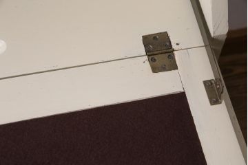 アンティーク家具　イギリスアンティーク　フレンチナチュラルに似合う当店ペイントのライティングビューロー(ワークデスク、在宅ワーク、在宅用)