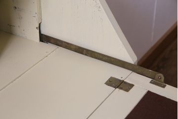 アンティーク家具　イギリスアンティーク　フレンチナチュラルに似合う当店ペイントのライティングビューロー(ワークデスク、在宅ワーク、在宅用)