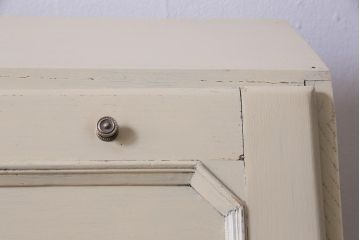 アンティーク家具　イギリスアンティーク　フレンチナチュラルに似合う当店ペイントのライティングビューロー(ワークデスク、在宅ワーク、在宅用)