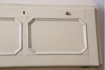 アンティーク家具　イギリスアンティーク　フレンチナチュラルに似合う当店ペイントのライティングビューロー(ワークデスク、在宅ワーク、在宅用)