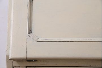 アンティーク家具　イギリスアンティーク　フレンチナチュラルに似合う当店ペイントのライティングビューロー(ワークデスク、在宅ワーク、在宅用)