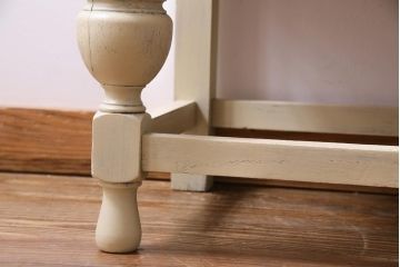 アンティーク家具　イギリスアンティーク　フレンチナチュラルに似合う当店ペイントのライティングビューロー(ワークデスク、在宅ワーク、在宅用)