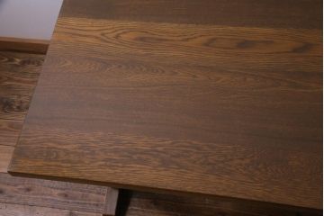 昭和レトロ　懐かしさ漂うリメイクダイニングテーブル(机、作業台)(1)