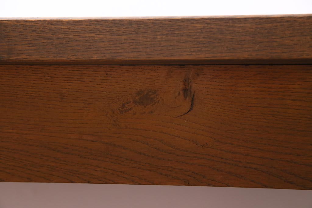 昭和レトロ　懐かしさ漂うリメイクダイニングテーブル(机、作業台)(2)