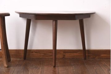 和製アンティーク　リメイク　栓材　レトロな和の雰囲気漂うコンソールテーブル(飾り台)