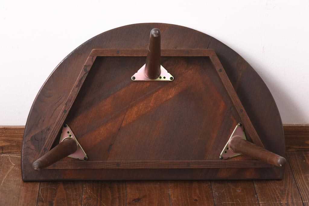 和製アンティーク　リメイク　栓材　レトロな和の雰囲気漂うコンソールテーブル(飾り台)