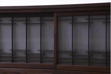 ラフジュ工房オリジナル　引き出し付き　和の風情を感じる古建具をリメイクした戸棚(収納棚、リビングボード)