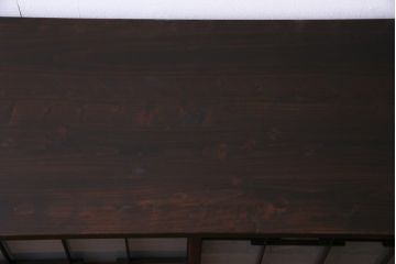 ラフジュ工房オリジナル　引き出し付き　和の風情を感じる古建具をリメイクした戸棚(収納棚、リビングボード)
