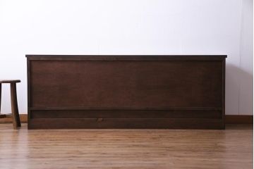 ラフジュ工房オリジナル　引き出し付き　和の風情を感じる古建具をリメイクした戸棚(収納棚、リビングボード)