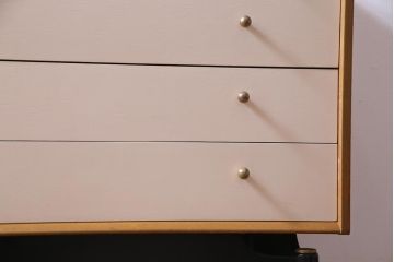 ヴィンテージ家具　北欧ビンテージ　イギリス製　G-PLAN　サニーオーク&チャイニーズホワイト　4段チェスト(引き出し)