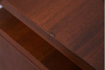 ヴィンテージ家具　イギリスビンテージ　G-PLAN(ジープラン)　Quadrille(クヮドリール)　チーク材　ぬくもりあふれる北欧スタイルの両袖デスク(サイドボード、ドレッサー)