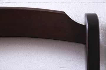 中古　北海道民芸家具　HM620　滑らかな木肌が上品なラダーバックチェア(椅子、ダイニングチェア)(1)