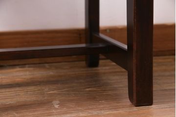 中古　北海道民芸家具　HM620　滑らかな木肌が上品なラダーバックチェア(椅子、ダイニングチェア)(3)