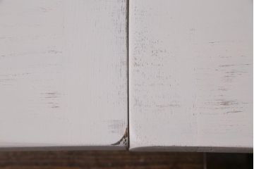 ペイント家具　イギリスビンテージ　明るいカラーが魅力的なドローリーフテーブル(エクステンションテーブル、ダイニングテーブル)