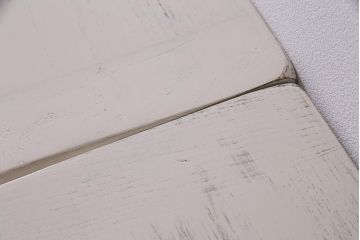 ペイント家具　イギリスビンテージ　明るいカラーが魅力的なドローリーフテーブル(エクステンションテーブル、ダイニングテーブル)