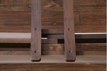 ペイント家具　イギリスビンテージ　明るいカラーが魅力的なドローリーフテーブル(エクステンションテーブル、ダイニングテーブル)