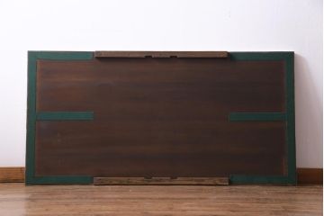 ペイント家具　イギリスビンテージ　明るいカラーが魅力的なドローリーフテーブル(エクステンションテーブル、ダイニングテーブル)