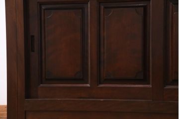 中古　特注品　松本民芸家具　組み立て式　特大カウンターキャビネット(サイドボード、クレデンザ)(定価約180万円)