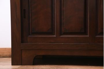 中古　特注品　松本民芸家具　組み立て式　特大カウンターキャビネット(サイドボード、クレデンザ)(定価約180万円)