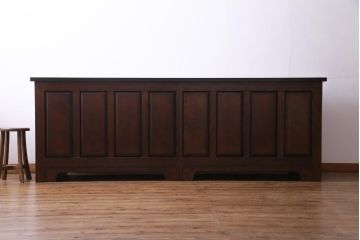 中古　特注品　松本民芸家具　組み立て式　特大カウンターキャビネット(サイドボード、クレデンザ)(定価約180万円)
