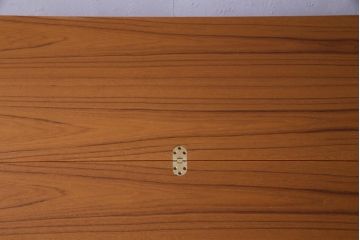 ヴィンテージ家具　イギリスビンテージ　チーク材　便利な折り畳み式天板のデスク(テーブル、作業台、拡張式、サイドテーブル)