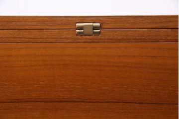 ヴィンテージ家具　イギリスビンテージ　チーク材　便利な折り畳み式天板のデスク(テーブル、作業台、拡張式、サイドテーブル)