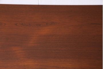 ヴィンテージ家具　北欧ビンテージ　デンマーク製　チーク材　お洒落な空間づくりにぴったりなパートナーデスク(対面式机、在宅ワーク、在宅用両袖机、在宅ワーク、在宅用作業台、デスク)