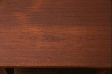 ヴィンテージ家具　北欧ビンテージ　デンマーク製　チーク材　お洒落な空間づくりにぴったりなパートナーデスク(対面式机、在宅ワーク、在宅用両袖机、在宅ワーク、在宅用作業台、デスク)