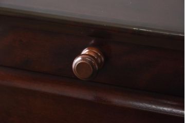 中古　越後民芸家具　和モダンなワークスペースにぴったりのライティングビューロー(デスク、在宅ワーク、在宅用簿記机)