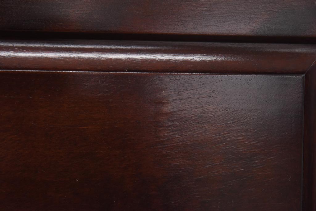 中古　越後民芸家具　和モダンなワークスペースにぴったりのライティングビューロー(デスク、在宅ワーク、在宅用簿記机)