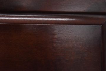 中古　越後民芸家具　和モダンなワークスペースにぴったりのライティングビューロー(デスク、在宅ワーク、在宅用簿記机)