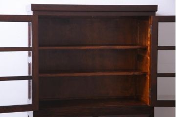 中古　松本民芸家具　女性でも使いやすい大きさのK-1型食器棚(収納棚)(定価約39.4万円)