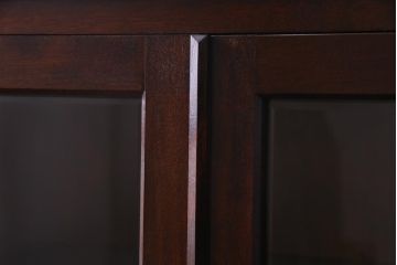 中古　松本民芸家具　女性でも使いやすい大きさのK-1型食器棚(収納棚)(定価約39.4万円)